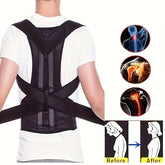 Adjustable Back Posture Corrector Belt – Orthopedic Anti-Hunchback Support