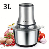 800W 3L Electric Meat Grinder | Multifunction Food Processor & Vegetable Chopper