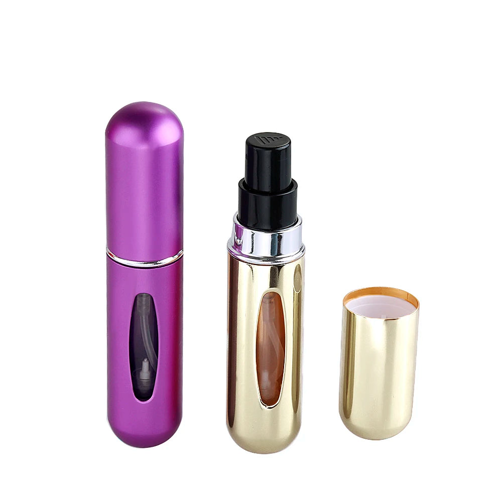 Mini Refillable Perfume Spray Bottle — Portable Travel Atomizer 5ml 8ml