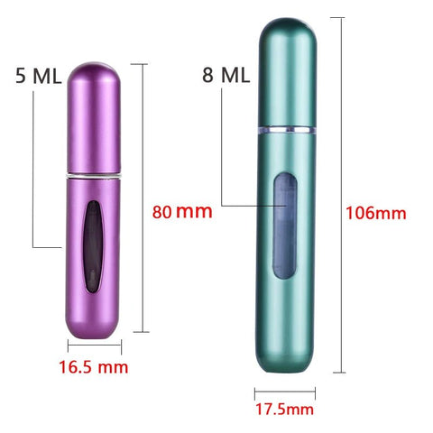 Mini Refillable Perfume Spray Bottle — Portable Travel Atomizer 5ml 8ml