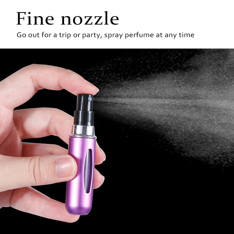 Mini Refillable Perfume Spray Bottle — Portable Travel Atomizer 5ml 8ml